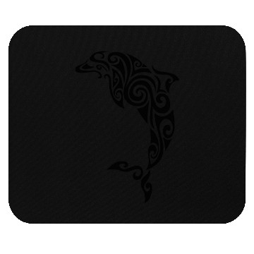 Discover Dolphin Tattoo Black Funny Mouse Pads