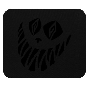 Discover Crazy Cheshire Cat Face Mouse Pads