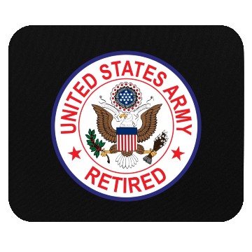 Discover Army Retired Mouse Pads
