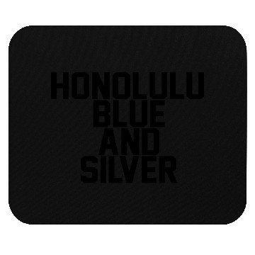 Discover Honolulu Blue & Silver Mouse Pads