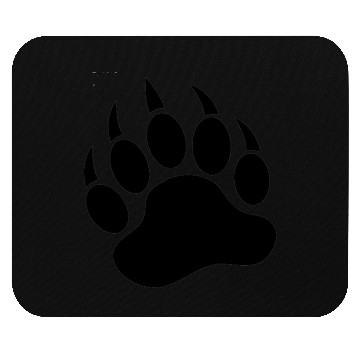Discover Black Bear Paw / Claw Mouse Pads