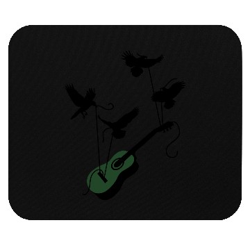 Discover Guitar Birds Mouse Pads