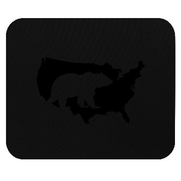 Discover usa bear grizzly Mouse Pads