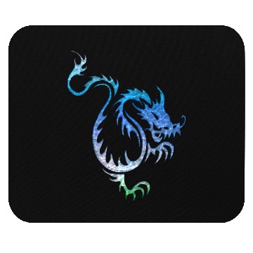 Discover Chinese Blue Water Dragon Mouse Pads