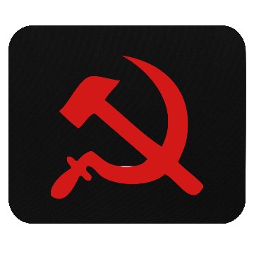 Discover hammer and sickle Mouse Pads
