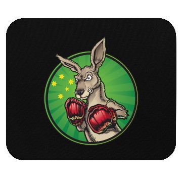 Discover Boxing Kangaroo Mouse Pads