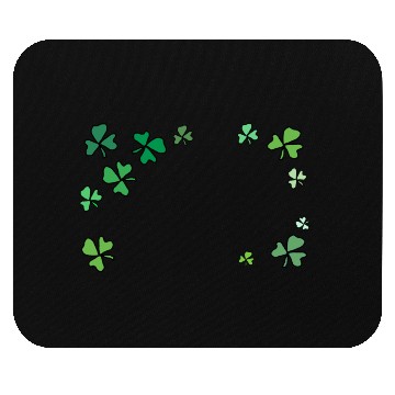 Discover Dark green shamrocks, St Patrick's Mouse Pads