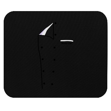 Discover Chef jacket Mouse Pads