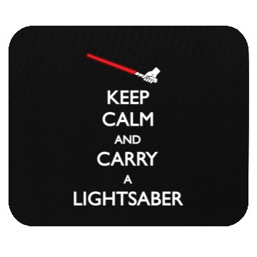 Discover Carry Lightsaber Red Mouse Pads