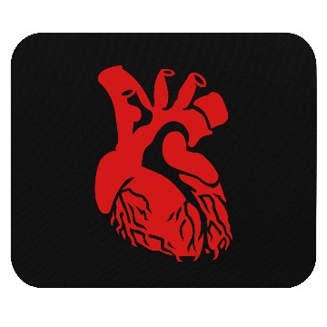 Discover Human Heart (one color) Mouse Pads