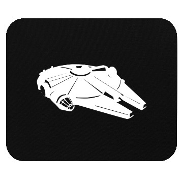 Discover Millennium Falcon White Mouse Pads