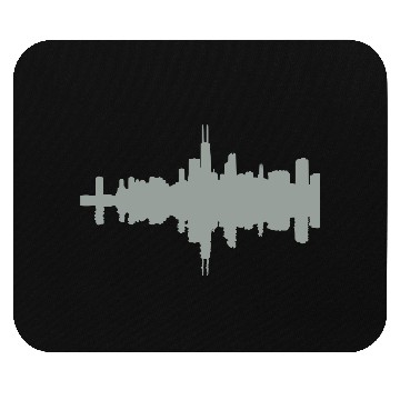 Discover Chicago skyline Mouse Pads