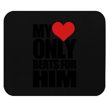 Discover My Heart only_beats_for_him Mouse Pads