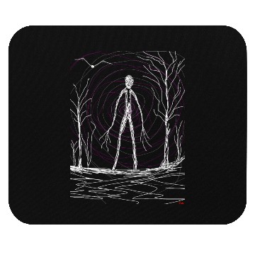 Discover creepy slender man Mouse Pads