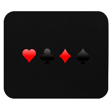 Discover Playing Card Suits Mouse Pads