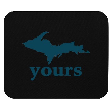 Discover Up Yours Michigan Funny Upper Peninsula Apparel Mouse Pads