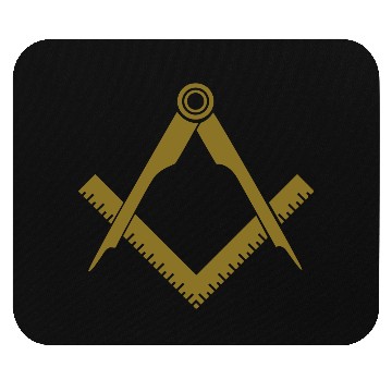 Discover Masonic symbol, squaring the circle, freemason Mouse Pads