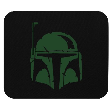 Discover Boba Fett Helmet Worn Mouse Pads