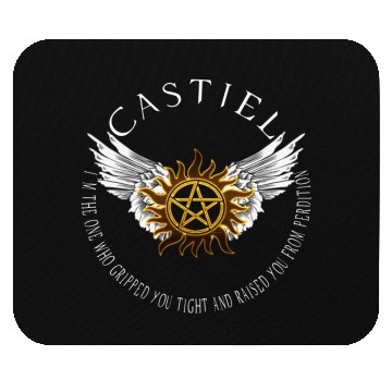 Discover Castiel Protection Symbol Mouse Pads
