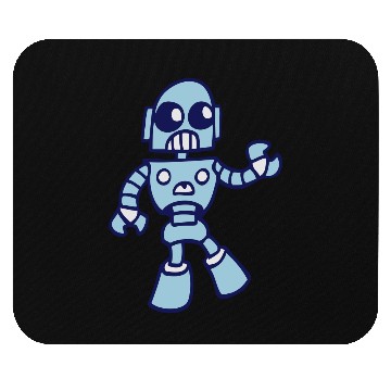 Discover electronic computer mechanical baby robot android Mouse Pads