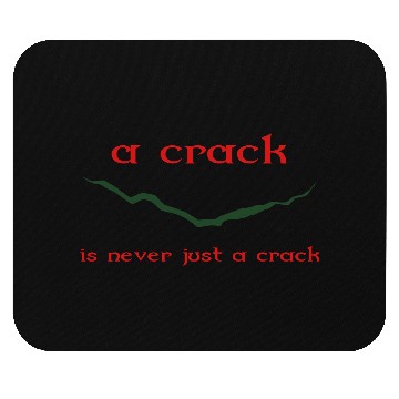 Discover Dr Who Crack Mouse Pads