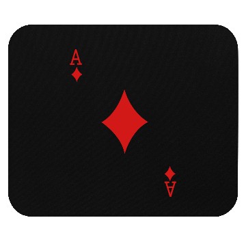 Discover Ace Playing Card Mouse Pads