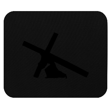 Discover jesus carrying cross 1c Mouse Pads