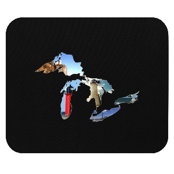 Discover Michigan Great Lakes Lighthouses Mouse Pads