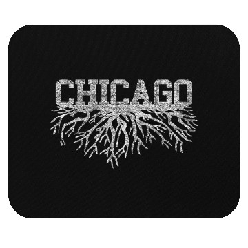 Discover Chicago Rooted Raised Roots Mouse Pads