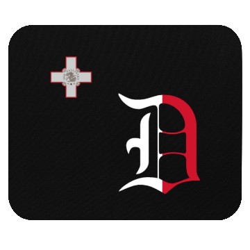 Discover Detroit Malta Maltese Pride Flag Mouse Pads