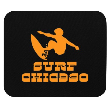 Discover Surf Surfing Chicago Mouse Pads