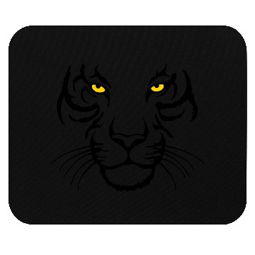 Discover Tiger face Mouse Pads