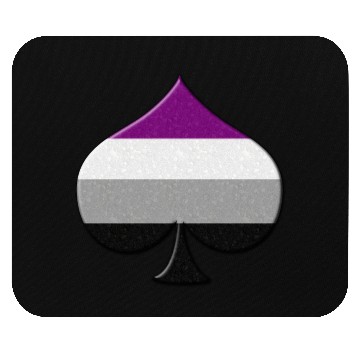Discover Asexual Pride Ace Symbol Mouse Pads