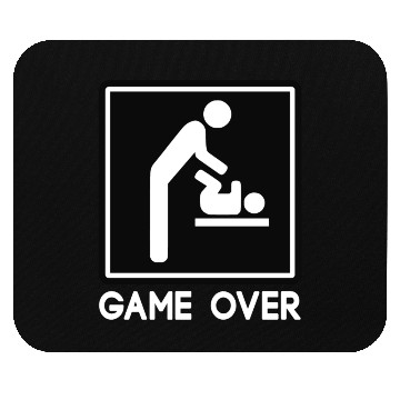 Discover Game Over New Baby for Parent Dad Mouse Pads