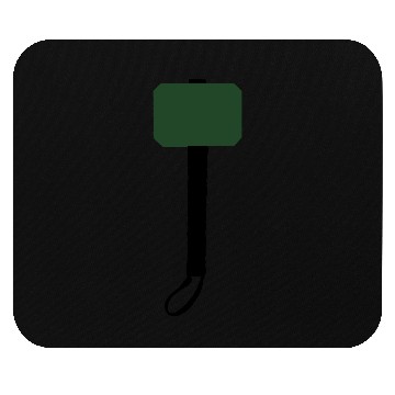 Discover Thor Hammer Silhouette Mouse Pads
