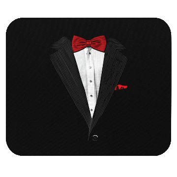 Discover bow tie sear sucker tuxedo Mouse Pads