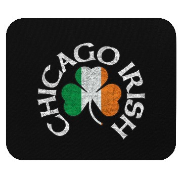 Discover Chicago Irish Shamrock Apparel Mouse Pads
