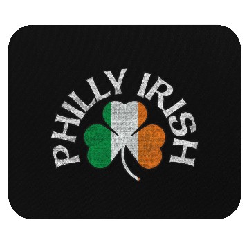 Discover Philly Irish Shamrock Flag Apparel Mouse Pads