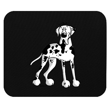 Discover Great Dane - Dog - Dogs - Breed - Cartoon Mouse Pads