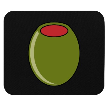Discover green olive Mouse Pads