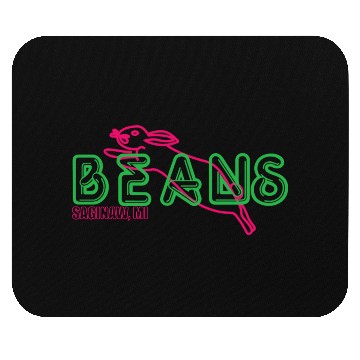 Discover Beans Saginaw Michigan Rabbit Mouse Pads