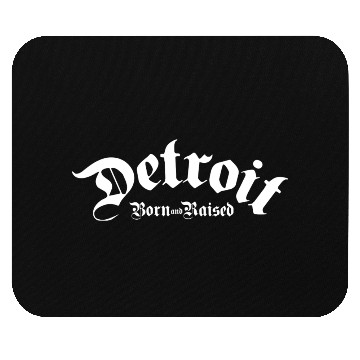 Discover Detroit Born & Raised Mouse Pads