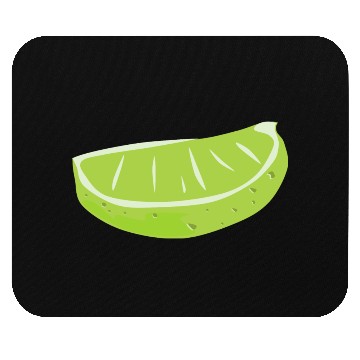 Discover Lime Wedge Mouse Pads