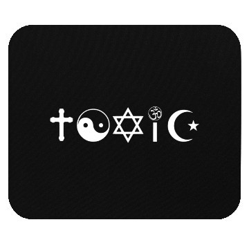 Discover Religion Is Toxic Freethinker Mouse Pads