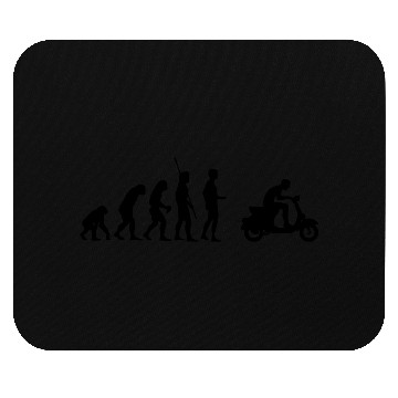 Discover Evolution Vespa Scooter Mouse Pads