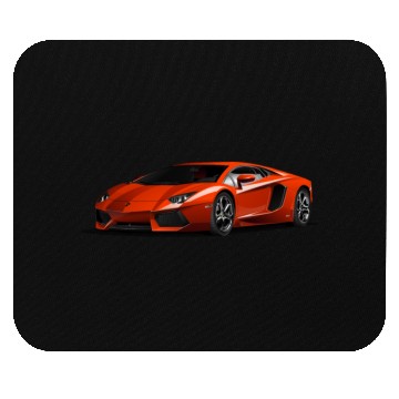 Discover Car red Mouse Pads
