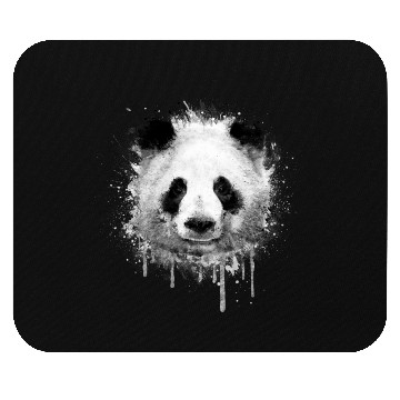 Discover Cool Artistic Panda Portrait (watercolor design) Mouse Pads
