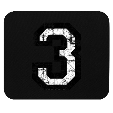 Discover Number 3 (Vintage White) Mouse Pads