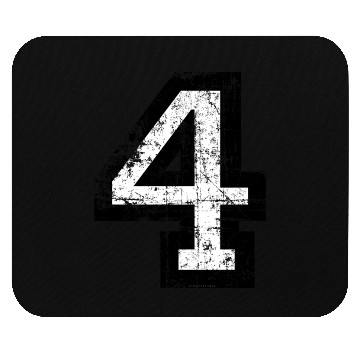 Discover Number 4 (Vintage White) Mouse Pads