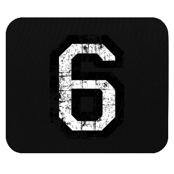 Discover Number 6 (Vintage White) Mouse Pads